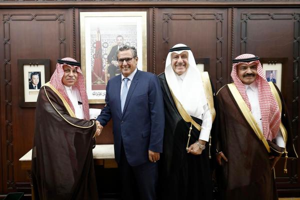 رئيس الحكومة يستقبل وزير التجارة السعودي ماجد بن عبد الله القصبي